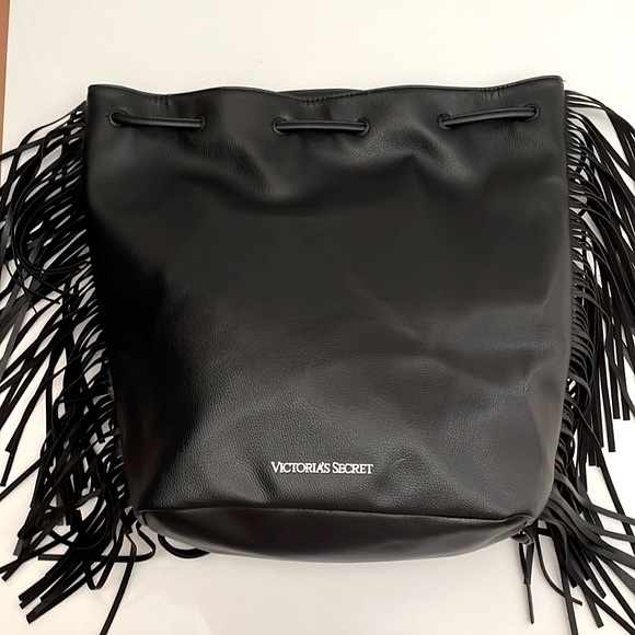 Victorias Secret Fringe Drawstring Backpack - Picture 7 of 12
